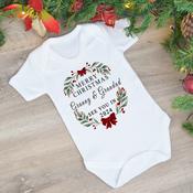 Personalised Christmas Announcing Arrival Vest-Grandparents