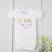 Personalised Announcing Arrival Vest-Oh Baby image