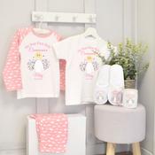 Personalised Kids Communion Bundle (including Mug)-Floral Communion Girl - Pink Cloud image
