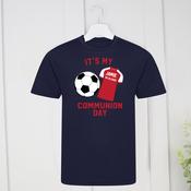 Personalised Communion Sports Lightweight Neoteric T-Shirt- Communion Football