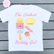 Personalised Kids Birthday T-Shirt - Coolest Birthday image