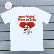 Personalised Valentines T-Shirt - Love From image