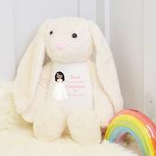 Personalised Communion Cream Teddy-Communion Girl image