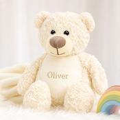 Personalised Large Cream Teddy