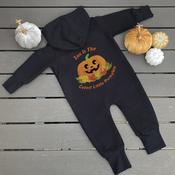 Halloween Fleece Onesie-Cutest Little Pumpkin image