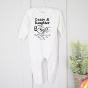 Personalised Father's Day Baby Grow-Great Friends-Daughter/Son