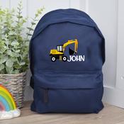 Personalised School Bag-Digger (Holds 12 Litres) image