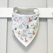 Billy's Bib-Dino White Bib image