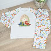 Personalised Kids Pyjamas-Dino Egg image