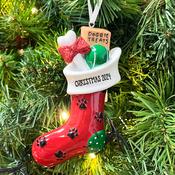 Dog Stocking Personalised Christmas Decoration image