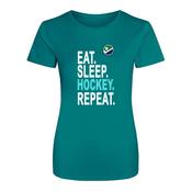 Eat sleep Hockey Repeat Jade t-shirt