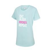 Eat sleep Hockey Repeat Mint t-shirt