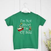 Personalised Christmas Billy’s Bib -Elf Sized (White Bib) image