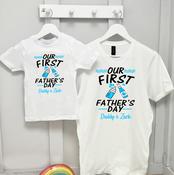 Personalised Father's Day Adult T-Shirt &amp;amp; Kids T-Shirt-Bottles