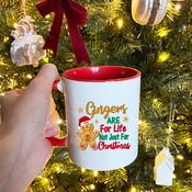 Personalised Christmas Mug - Gingers Are For Life image