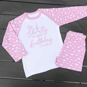Personalised Kids Pyjamas-Go Shorty (Pink) image