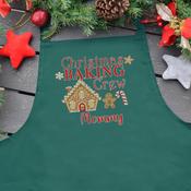 Personalised Christmas Apron-Baking Crew (Adult) image