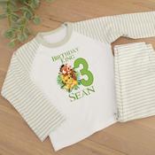 Personalised Kids Pyjamas-Birthday King image