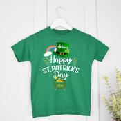 Personalised St.Patrick's Day Green T-Shirt-St.Patrick's Day Hat image