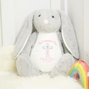 Personalised Communion Bunny Different Colour-Decorative Cross