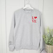 Valentine's Day Sweatshirt-Dog Love image