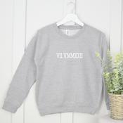 Personalised Communion Sweatshirt-Numerals (Grey) image
