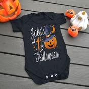 Halloween Vest-Pumpkin Witches Hat