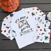 Personalised Kids Halloween Pyjamas-Bunch Of Hocus Pocus image