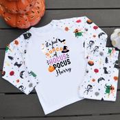 Personalised Kids Halloween Pyjamas-Bunch Of Hocus Pocus image