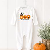 Halloween Monster Pattern Baby Grow-Boo image