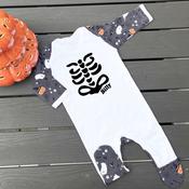 Halloween Witches Hat Baby Grow-Bones image