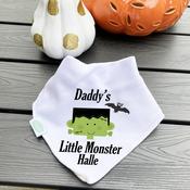 Personalised Billy's Bib-Halloween Frankenstein image