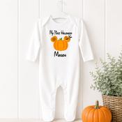 Halloween Monster Pattern Baby Grow-Walt image