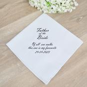 Personalised Printed Wedding Handkerchief-Of All Walks