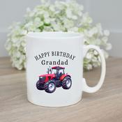 Personalised Happy Birthday Mug-Masey Tractor
