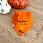 Personalised Billy's Orange Bib-Halloween Walt image