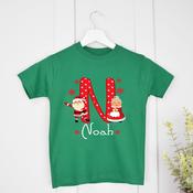 Initial-Green T-Shirt (0-3 months up to 2-3 years)