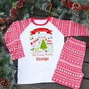 Personalised Kids Family Christmas Pyjamas-Celebrations image