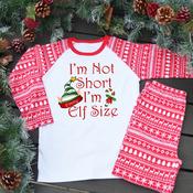 Personalised Kids Christmas Pyjamas-Elf