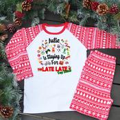 Personalised Kids Christmas Pyjamas-Toy Show Toys (Multiple Designs)