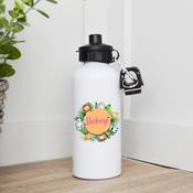 Personalised Water Bottle-Jungle Pink