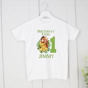 Personalised Kids Birthday T-Shirt-Birthday King