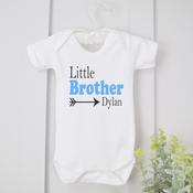Personalised Little Brother Vest - Arrow