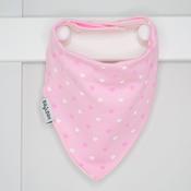 Billy's Bib-Pink &amp;amp; White Hearts image