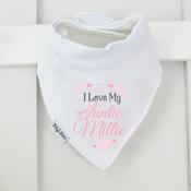Personalised Billy's Bib-I Love My (Who you want)