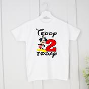 Personalised Kids Birthday T-Shirt-Mouse image