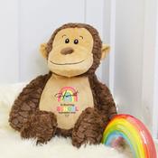 Personalised Sibling Teddy-Rainbow School (Pick Your Teddy)