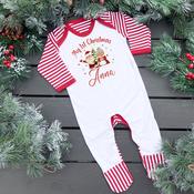Personalised Christmas Baby Gro-Mr &amp;amp; Mrs Claus (Multiple Design)