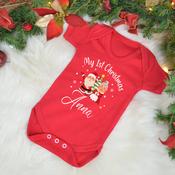 Christmas Vest-Mr &amp;amp; Mrs Claus 1st Christmas