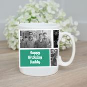 Personalised Mug-Your Own Writing &amp;amp; 5 Images image